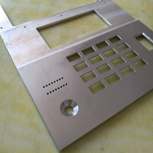 Panel de timbre de aleación de aluminio OEM mecanizado por CNC y anodizado para componentes de hogar inteligente 005-A - Product Image 3