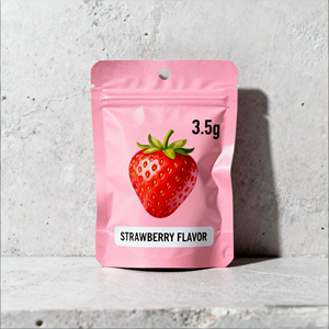 Novo Design 3.5g Gummies Dispensário Exótico Mylar Sacos Personalizado Pequeno Cali Mylar Saco 3.5 Bolinho Doce Com Meu Logotipo - Product Image 1