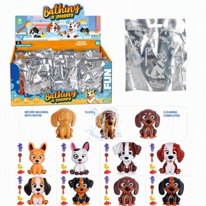 Jouets de bain <span class=keywords><strong>Magic</strong></span> Muddy Puppy : Figurines de chiens qui changent de couleur à l'eau, Sacs surprise, Adorables animaux de collection Chibi pour enfants - Product Image 1