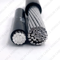 Aluminium Xlpe Kabel 0,6/1kv 3 x50mm2 70 mm2 XLPE Aluminium ABC Antenne gebündelt Stromkabel Lieferanten Preis