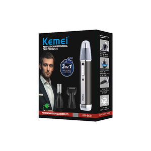 <span class=keywords><strong>Tondeuse</strong></span> électrique 3 en 1 pour les oreilles, le nez et le rasoir pour hommes Kemei KM-6631, recharge, épilation, <span class=keywords><strong>tondeuse</strong></span> à sourcils, sûre et durable - Product Image 4