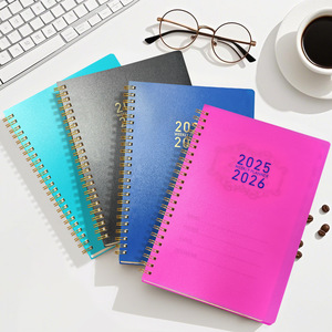 Agenda Personalizada 2025/2026 con Cubierta de <span class=keywords><strong>PP</strong></span>, Tapa Dura A5, Espiral Doble, Planificador Semanal/Mensual/Anual, Diarios, Agenda en Inglés para Regalo - Product Image 3