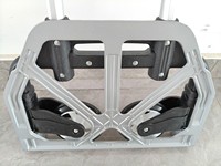 Carretilla de Mano de Aleación de Aluminio de Dos Ruedas, Compacta y Portátil