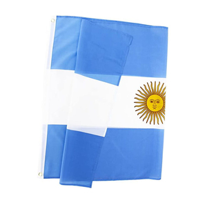 Оптовая продажа 90x150 см Флаг Аргентины полиэстер шелк трафаретная печать открытый 3x5 футов аргентинский флаг - Product Image 6