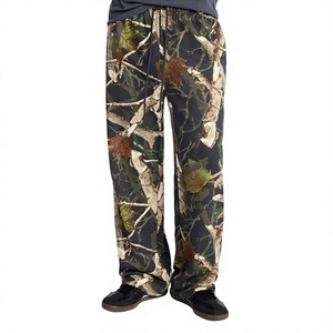<b>Men's</b> <b>Camo</b> Anti-Wrinkle Streetwear Sweatpants Elastic Waist Drawstring Pockets Breathable Midweight Casual <b>Joggers</b> Style Knitted - Product Image 1