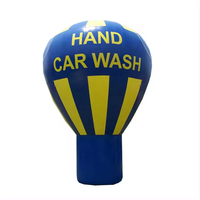 Ballon à air chaud gonflable en Oxford, grande taille, couleur et logo personnalisables, ventilateur intégré, impression par transfert thermique, dimensions 12 pieds