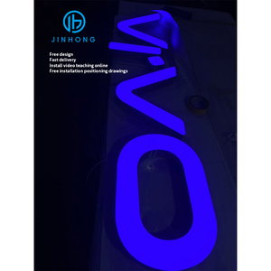 Letrero <span class=keywords><strong>LED</strong></span> personalizado Letrero iluminado <span class=keywords><strong>LED</strong></span> Letreros Letrero iluminado 3D personalizado Fabricante de logotipo comercial impermeable para exteriores - Product Image 4