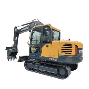 Excavatrice Hyundai HX80 de 8 tonnes en état neuf avec moteur de marque supérieure et certification CE/EPA à vendre - Product Image 1