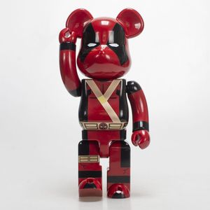 ABS BEARBRICK 400 28CM Modello di <span class=keywords><strong>Deadpool</strong></span> per Decorazione Casa, Bear Brick 400% - Product Image 2