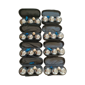 Ensemble de balles de boccia | Jeu de 3 balles de boccia dans un sac de transport avec logos personnalisés | Jeu de boules - Product Image 5