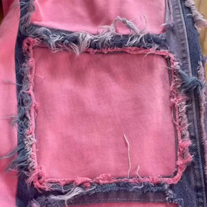 Haute Qualité Designer Violet Jeans Vintage Personnalisé Effet Guidon Denim Pantalon Baggy Bords Bruts Distressed Hommes Jeans Plus La Taille - Product Image 6