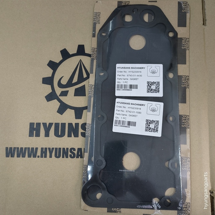 Oil Cooler Gasket 6742-01-1080 6743-51-4430 for PC300 Excavator