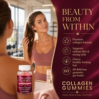 Gummies de Collagène et Biotine pour Éclaircir la Peau, Blanchir le Teint, Favoriser la Croissance des Cheveux, la Santé des Ongles et Soutenir les Articulations – Meilleure Vente OEM