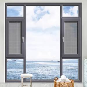 ตัวเลือกสไตล์เพิ่มเติม หน้าต่างอลูมิเนียมกันเสียงแบบกระจกสองชั้น <span class=keywords><strong>ประตู</strong></span><span class=keywords><strong>บาน</strong></span>เปิด และหน้าต่างบานเปิดที่ติดกับประตู - Product Image 3