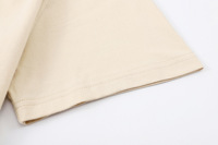 T-shirt unisexe vierge en coton 100% 180G, tissage uni 26 points, personnalisable pour la création de motifs imprimés sur mesure