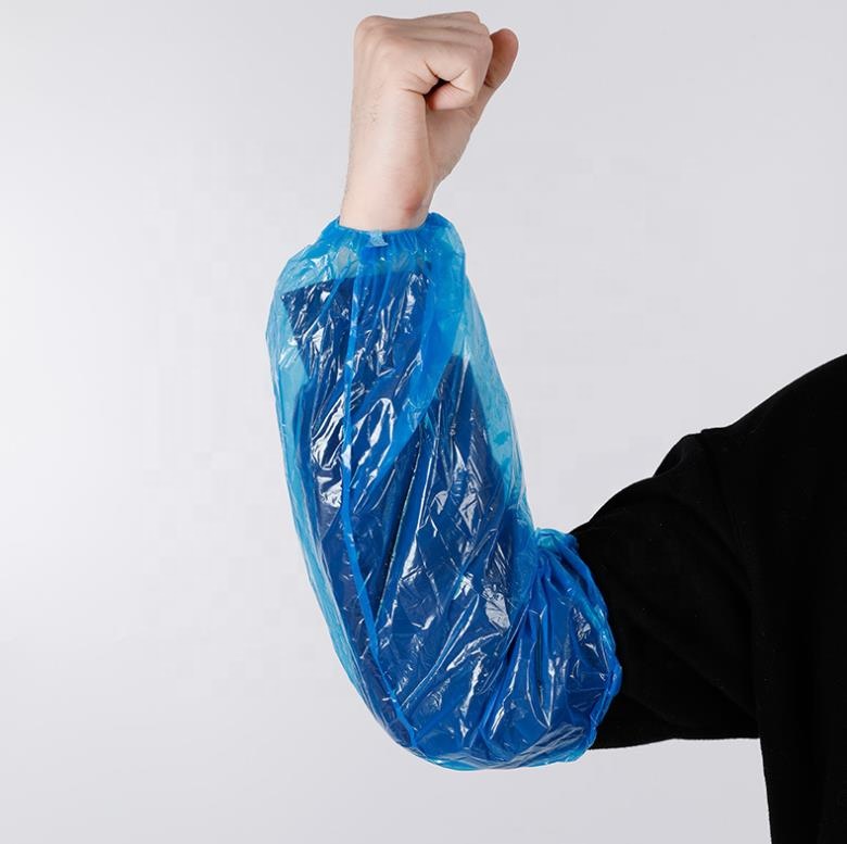 Высококачественный хирургический полиэтиленовый цветной пластиковый водонепроницаемый пыленепроницаемый Лучший дешевый нарукавник защитный рукав чехол