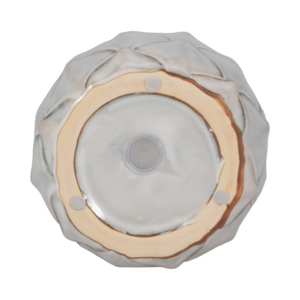 Vaso in Ceramica Rotondo Texturizzato, Fioriera in Gres per Piante da Interno ed Esterno, Decorazione per la Casa - Product Image 6