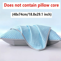 Nouvelle taie d'oreiller Cool Ice Bean sans noyau, housse de coussin de chambre climatisée d'été d'automne, lavable en Machine