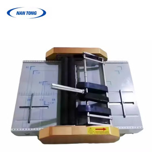 Máquina de encuadernación y plegado de sobremesa Nantong 8200A, fabricante de folletos A3 de alta precisión para uso en oficina - Product Image 3