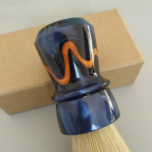 Pinceau à raser en poils de sanglier, design personnalisé, pinceau à raser en métal, <span class=keywords><strong>prix</strong></span> de gros - Product Image 3