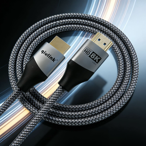 Câble <span class=keywords><strong>HDMI</strong></span> Qiulink 8K 2.1 48 Gbps UHD, compatible <span class=keywords><strong>Dolby</strong></span> <span class=keywords><strong>Vision</strong></span> HDR10 eARC pour TV, ordinateur portable, projecteur - Product Image 2