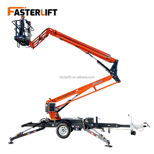 Usine directe 12-28m élévateur télescopique électrique Spider <span class=keywords><strong>Man</strong></span> élévateur à flèche monté sur remorque pour la construction et l'entretien remorquage derrière - Product Image 2