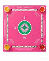 Jeu de Mahjong Américain Flottant en EVA avec Tuiles de Noël et Table Portable pour des Moments de Jeu Ludiques à la Piscine ou en Soirée