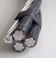 Cable Aéreo de Bajo Voltaje con Aislamiento XLPE y Cubierta de PVC, Estándar IEC, 4x150mm2 JKYJV 90C, Conductor de Aluminio