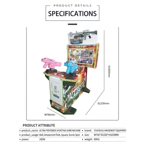 Máquina de Videojuegos Arcade de Carreras y Disparos para <span class=keywords><strong>2</strong></span> Jugadores, Estructura de Metal Resistente de Plástico, Funciona con Monedas en Inglés, 1 Año de Garantía - Product Image 6