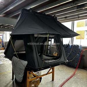 Hoang Dã Đám Mây Tùy Chỉnh 4X4 Cắm Trại Tam Giác Roof Top Lều 2 Hoặc 4 Người Nhôm Cứng Shell Xe Roof Top Lều Cho Xe Ô Tô - Product Image 6