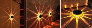 IP44 Waterproof Solar LED Wall <b>Light</b> Warm Ambiance Energy Saving Outdoor Garden Patio Pathway Decoration <b>Ceiling</b> <b>light</b> - Product Image 2