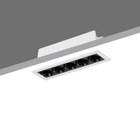 Les projecteurs encastrés à 24 degrés en aluminium de style moderne 10*2W ont mené la lumière de gril
