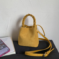 YY0135 mode dame PU tissage poche seau sac à bandoulière nouveau modèle coréen hiver Style une épaule Durable
