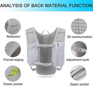 Chaleco de Hidratación Tipo Mochila <span class=keywords><strong>Prime</strong></span> Hydration Drink Paquete de 12 Bolsa de Hidratación - Product Image 3