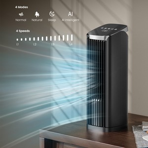 Bladeless Mini Tower Fan Dc Motor 2 8 Hour Timer Home Office Dormitory Use - Product Image 3