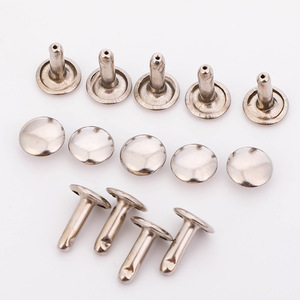 Remaches Metálicos de Doble Cara de Aleación de Zinc, Duraderos, para Decoración de Bolsos, Zapatos, Sombreros y Cinturones - Product Image 3