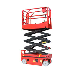 Plataforma Elevadora <span class=keywords><strong>Mini</strong></span> Tipo Económico de 6 Metros, Accionamiento Hidráulico por Motor, Elevador de Tijera Autopropulsado - Product Image 1