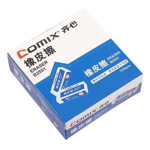 Gomme à effacer Comix B2551 en PVC blanc pour dessin artistique et étudiants - Product Image 5