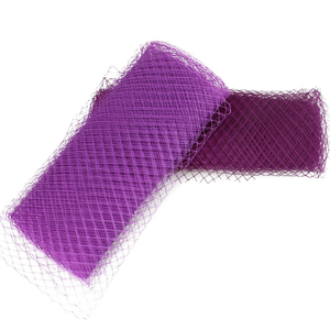 25cm घूंघट Fascinators हस्तनिर्मित शादी दुल्हन घूंघट साफ़ा कॉकटेल चाय पार्टी पिंजरा पर्दा परिप्रेक्ष्य जाल गौण - Product Image 2