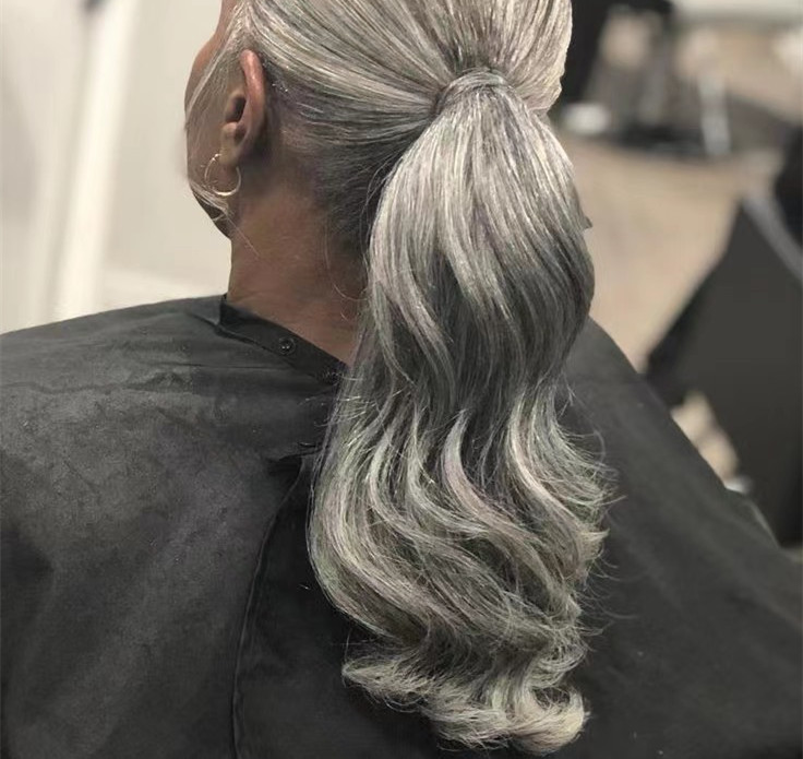 couleur des cheveux gris