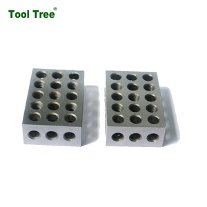 Máy Công Cụ 2Pc Sparallel Kẹp Block Set 1-2-3 Khối Phù Hợp Machinist 123 Công Cụ Phay 23 Lỗ 1-2-3 "Khối Đo - Product Image 6