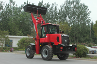 Dieselmotor-Radlader mit Frontschaufel, Allrad-Radlader mit Hydraulikantrieb und Geländereifen