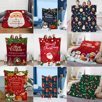 Échantillon Gratuit de Couvertures d'Hiver 100% Polyester pour Sublimation, Impression Numérique 3D, Couverture Polaire pour Bébé et Animaux, Couverture Personnalisée avec Logo