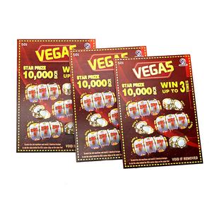 プロのスクラッチカード印刷カスタマイズされたビジネススクラッチカード宝くじチケットウィンカード - Product Image 6