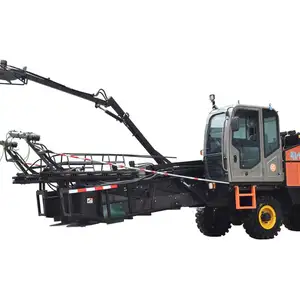 Wheeled Type Sugarcane Harvester Machine