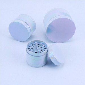 New Mermaid-color Classic 4 Layers Metal Herb Grinder Tobacco Crusher Smoking Accessories Zinc Alloy Grinders - Product Image 1