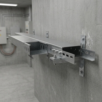 Plateau de câblage perforé en acier galvanisé de type échelle pour la gestion des câbles dans les bâtiments de construction