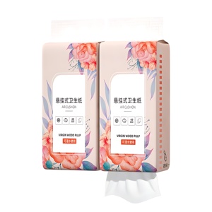 Hạ Môn Giá Thấp Hot Bán 4ply Trinh Gỗ Bột Giấy Treo Mặt Mô Giấy Khăn Ăn Bán Buôn Hộp Mềm Phong Cách Cho Nhà Công Ty Sử Dụng - Product Image 1