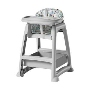 เก้าอี้สูงสำหรับเด็กทารก เก้าอี้ให้อาหารสำหรับเด็กทารกและเด็กวัยหัดเดิน พลาสติก ปรับระดับได้ อเนกประสงค์ 0-12 เดือน ใช้ได้ทั้งเด็กชายและเด็กหญิง - Product Image 1