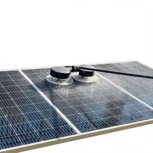 Nouvelle machine de nettoyage électrique à double tête pour panneaux solaires - Nettoyage automatique à haute pression à eau froide pour panneaux solaires, fenêtres et puits - Product Image 2